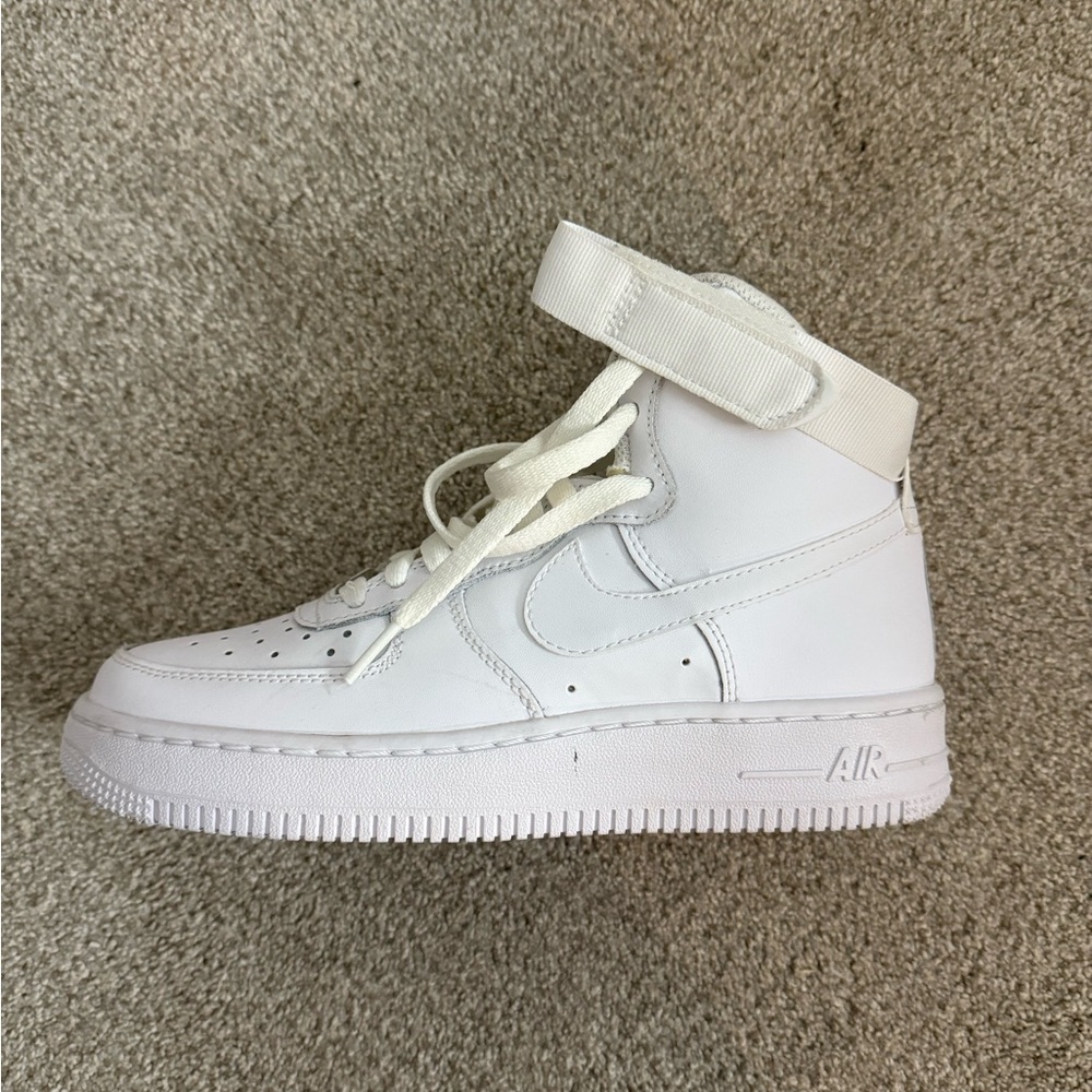 Nike Kids White High-Top Sneakers